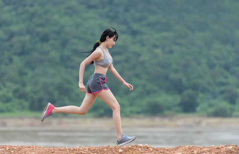 Woman exercising
